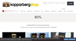 Desktop Screenshot of kopparbergshop.com